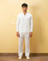 MUSLIN MANDARIAN COLLAR SHIRT